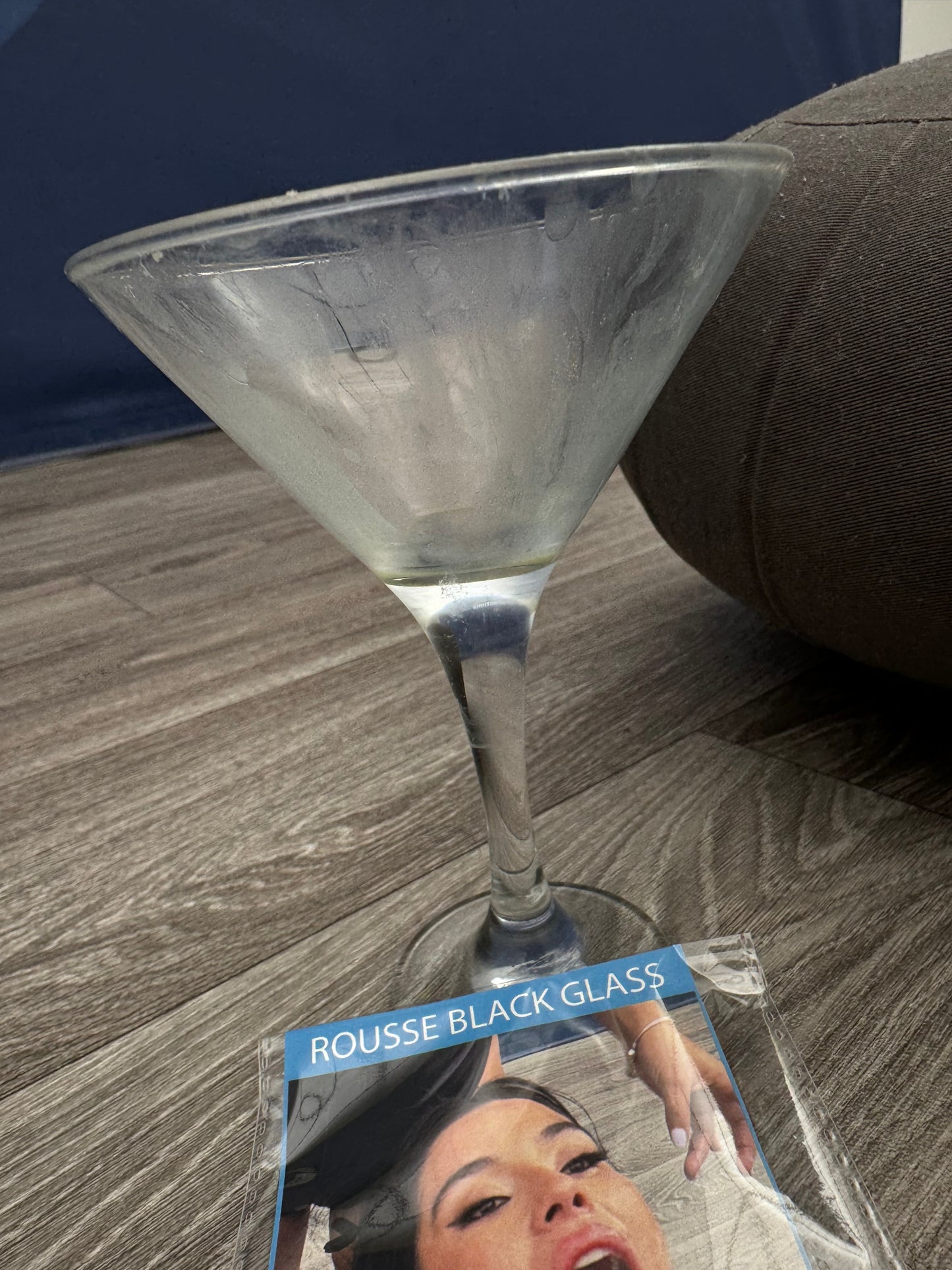 Rousse Black Glass and Bottle